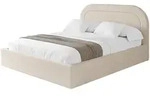 Altdecor Polsterbett, Creme, Textil, H3 + H4, 140x200 cm, Schlafzimmer, Betten,