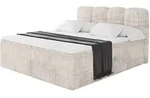 Altdecor Boxbett, Creme, Holzwerkstoff, H4, H&ouml;he ca. 20 cm, 180x200 cm,