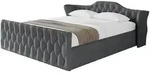 Altdecor Polsterbett, Anthrazit, Textil, 140x200 cm, Schlafzimmer, Betten,