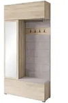 P & B Garderobe, Sonoma Eiche, Holzwerkstoff, 5 F&auml;cher, 115x231.9x37.5 cm, Fsc,