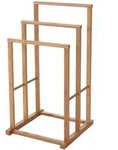 MCW Handtuchhalter, Braun, Holz, 42x82x42 cm, Badaccessoires, Duschzubeh&ouml;r,