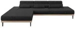 Altdecor Elektrisches, Schwarz, Textil, 4-Sitzer, L-Form, 316x205 cm,...