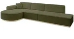 Altdecor Ecksofa, Gr&uuml;n, Textil, 4-Sitzer, L-Form, 328x171 cm, Wohnzimmer,...