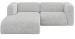 Altdecor Ecksofa, Grau, Kunststoff, 2-Sitzer, 227x179 cm, Wohnzimmer, Sofas &