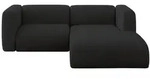Altdecor Ecksofa, Anthrazit, Kunststoff, 2-Sitzer, 227x179 cm, Wohnzimmer, Sofas &