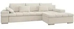 Mirjan24 Ecksofa, Natur, Textil, 6-Sitzer, Ottomane rechts,L-Form, 310x175 cm,