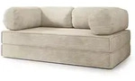 Masseno Bettsofa, Creme, Textil, 3-Sitzer, 170x68x80 cm, Wohnzimmer, Sofas &...