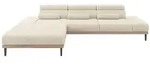 Altdecor Elektrisches, Creme, Textil, 4-Sitzer, L-Form, 316x205 cm, Wohnzimmer,...