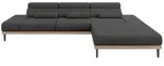 Altdecor Elektrisches, Anthrazit, Textil, 4-Sitzer, L-Form, 316x205 cm,...