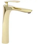 REA Waschbeckenarmatur, Gold, Metall, 4.5x29x19 cm, Badezimmer, Waschbecken &