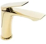 REA Waschbeckenarmatur, Gold, Metall, 17.5x16x17.5 cm, Badezimmer, Waschbecken &