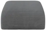 Altdecor Pouf, Graphit, Kunststoff, 1-Sitzer, 91x40x89 cm, Wohnzimmer, Hocker, Poufs