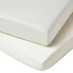 Homescapes Kinder-Spannbettlaken, Creme, Textil, Rechteckig, 70x140 cm,...