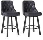 Barhocker, Schwarz, Kunststoff, 46x98x50 cm, Esszimmer, Barm&ouml;bel, Barhocker