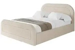 Altdecor Polsterbett, Creme, Textil, H3 + H4, 180x200 cm, Schlafzimmer, Betten,