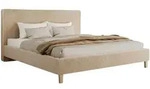 MKS Polsterbett, Beige, Holz, 2-Sitzer, H3, H&ouml;he ca. 22 cm, Rechteckig,...