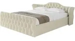 Altdecor Polsterbett, Taupe, Textil, H3 + H4, 140x200 cm, Schlafzimmer, Betten,