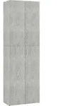 vidaXL B&uuml;roschrank, Grau, Holzwerkstoff, 32x190x60 cm, Arbeitszimmer,...