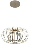 Led-H&auml;ngeleuchte Salo, Sand, Metall, rund,rund, 150 cm, RoHS, 3-fach schaltbar,