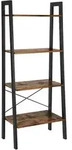 Edanti Regal, Schwarz, Metall, 56x137.5x34 cm, Wohnzimmer, Regale, B&uuml;cherregale