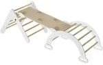 tectake Kletterger&uuml;st, Hellgrau, Holz, 203.5x59x58 cm, Outdoor Spielzeug,