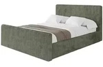 Altdecor Polsterbett, Olivgr&uuml;n, Textil, H3 + H4, 200x200 cm, Schlafzimmer,...