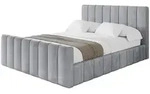 Altdecor Polsterbett, Hellgrau, Textil, 120x200 cm, Schlafzimmer, Betten,