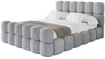 Altdecor Polsterbett, Hellgrau, Textil, H3 + H4, 120x200 cm, Schlafzimmer,...