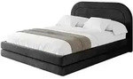 Altdecor Polsterbett, Schwarz, Textil, 160x200 cm, Schlafzimmer, Betten,
