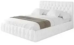 Altdecor Polsterbett, Wei&szlig; Hochglanz, Textil, 120x200 cm, Schlafzimmer, Betten,