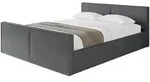 Altdecor Polsterbett, Anthrazit, Textil, H3 + H4, 120x200 cm, Schlafzimmer,...