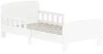Aiyaplay Kinderbett,, Wei&szlig;, Holzwerkstoff, 70x140 cm, Kinderzimmer & Jugendzimmer,