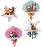 Livetastic Kinderregal, Mehrfarbig, Holzwerkstoff, 4 F&auml;cher, 17x17x5 cm,