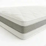 The White Stone Matratze, Wei&szlig;, Textil, H3 + H5, 130x190 cm, antibakteriell,