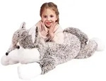Stofftier, Mehrfarbig, Textil, 35x78 cm, Spielzeug, Kuscheltiere