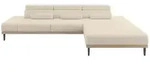 Altdecor Elektrisches, Cappuccino, Textil, 4-Sitzer, L-Form, 316x205 cm,...