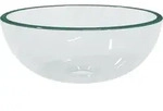 vidaXL Waschbecken, Transparent, Glas, Rechteckig, 30x12x30 cm, Badezimmer,