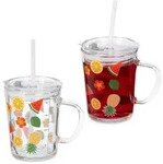 Relaxdays Trinkglas, Transparent, Glas, Kunststoff, Essen & Trinken, Gl&auml;ser,