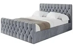 Altdecor Polsterbett, Grau, Textil, 140x200 cm, Schlafzimmer, Betten,...