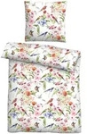biberna Bettw&auml;sche-Garnitur, Wei&szlig;, Textil, Floral, 135x200 cm, Schlaftextilien,