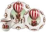 Villeroy & Boch Fr&uuml;hst&uuml;cks-Set, Mehrfarbig, Keramik, 3-teilig, Rund, 2x2x2 cm,