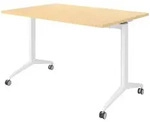 b&uuml;m&ouml; Seminartisch, Ahorn, Wei&szlig;, Holzwerkstoff, Nachbildung,Ahorn, Rechteckig,