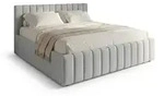 Home Collective Polsterbett, Hellgrau, Textil, 180x200 cm, Schlafzimmer, Betten,