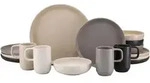 Creatable Kombiservice Uno, Mehrfarbig, Keramik, 16-teilig, 300 ml,400 ml, Essen &