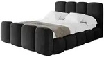 Altdecor Polsterbett, Schwarz, Textil, H3 + H4, 120x200 cm, Schlafzimmer,...