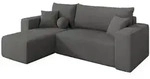 Altdecor Ecksofa, Schiefer, Kunststoff, 3-Sitzer, L-Form, 249x139 cm, Wohnzimmer,