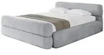 Altdecor Polsterbett, Hellgrau, Textil, H3 + H4, 180x200 cm, Schlafzimmer,...
