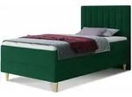 Sofnet Boxbett, Gr&uuml;n, Textil, H3, Rechteckig, 100x200 cm, Schlafzimmer, Betten,