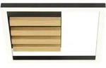 Brilliant Led, Mehrfarbig, Holz, Rechteckig, 27.5x4.7x27.5 cm, Lampen & Leuchten, LED