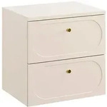Petits-meubles Waschtischunterschrank, Beige, Holzwerkstoff, 60.6x59x46 cm,
